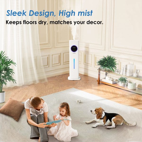 Warm and Cool Mist Humidifiers for Bedroom Home, 2.1gal Quiet Humidifier for Large Room up to 800 ft with Customized Humidity - Image 3