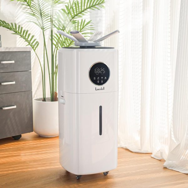 5.5Gal for 2000 sq.ft, Large Humidifiers Commercial & Industrial grade, 2000ML/H Dual 360° Nozzles