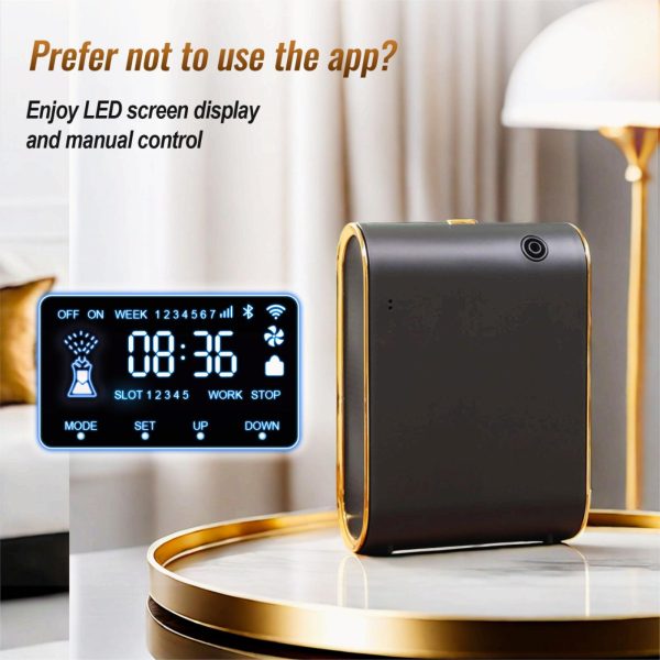 Smart Scent Air Machine for Home, Bluetooth Waterless Essential Oil Diffuser with Cold Air Tech 350ML, 1500 sq. ft - Image 5